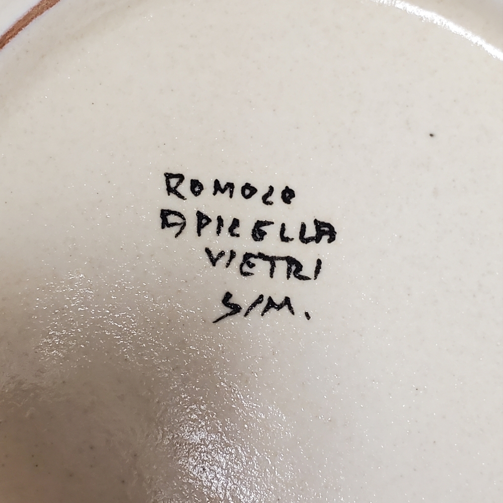 Romolo Apicella Vietri Dish - Picture 8 of 11